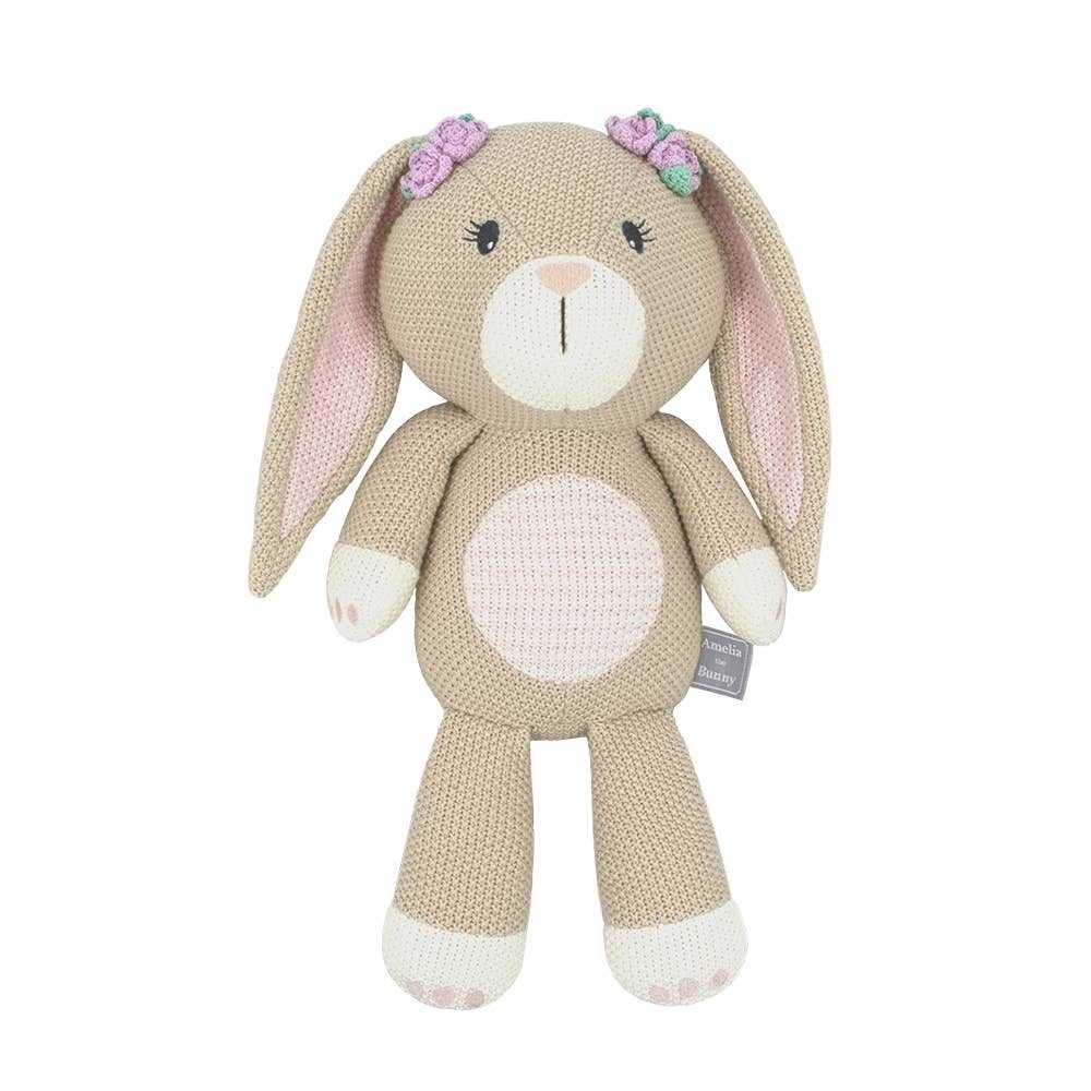 Bunny knitted toy. Amelia the Bunny Living Textiles