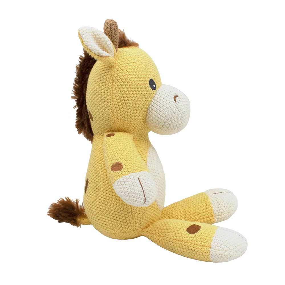 Noah the Giraffe knitted toy