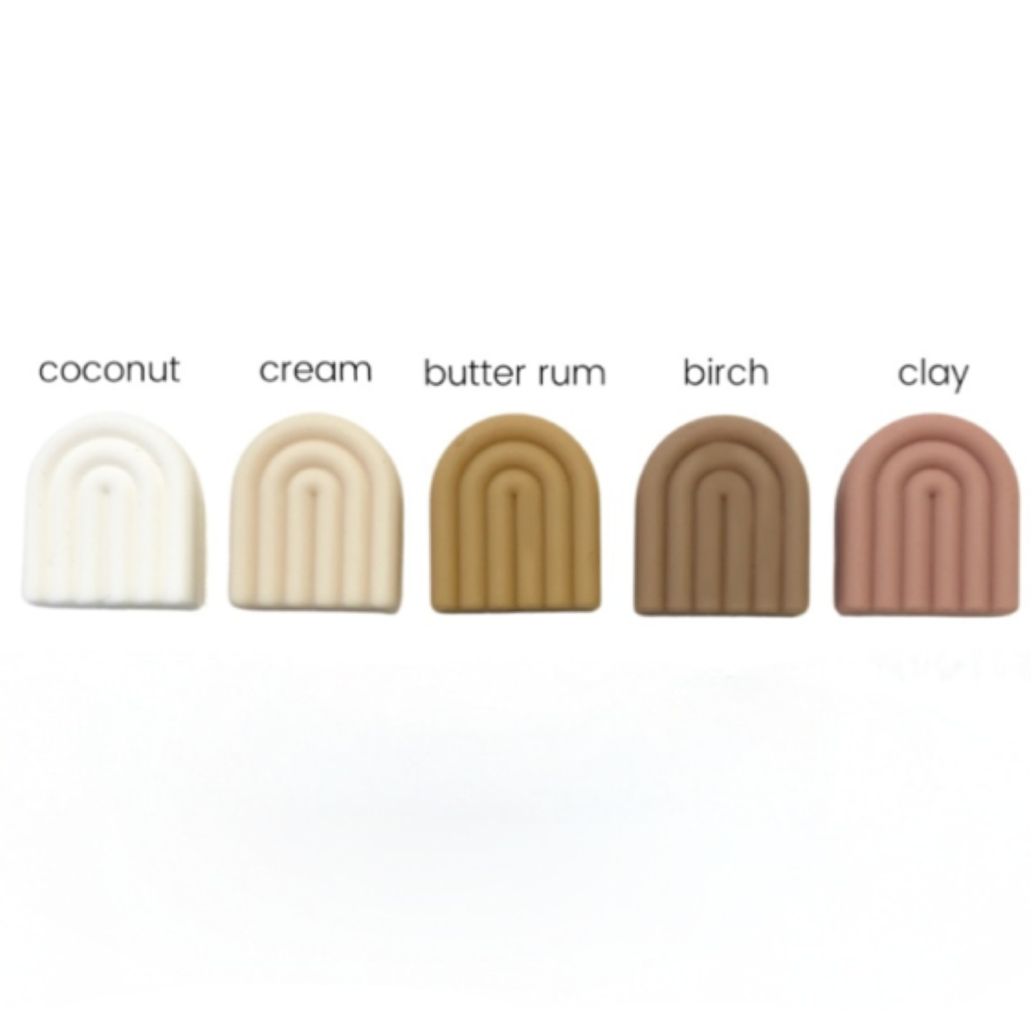 Earthy Rainbow Dummy Clip by Nature Bubz®️