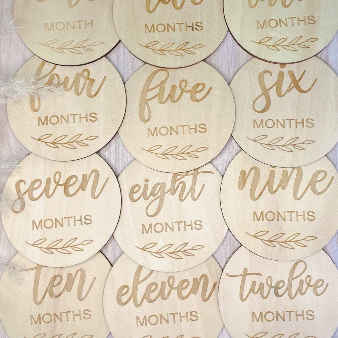 Hello World Leaf Milestone Disc Set