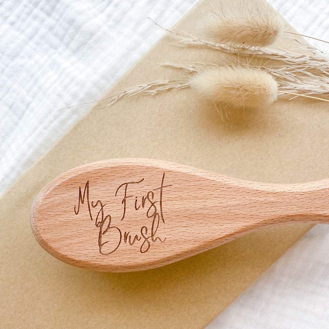 My first brush. Baby brush