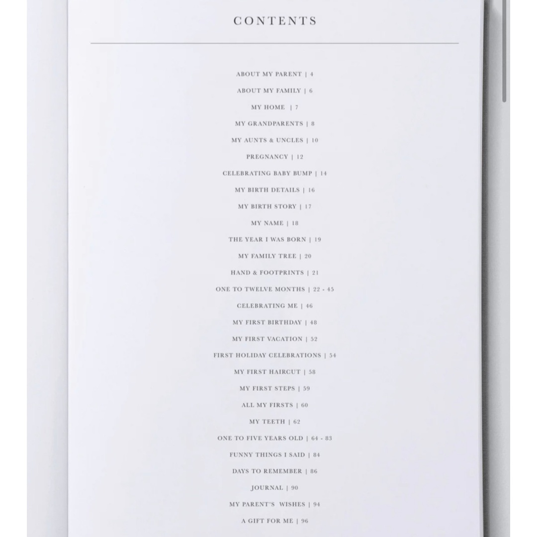 Baby Journal. Birth To Five Years - Oatmeal