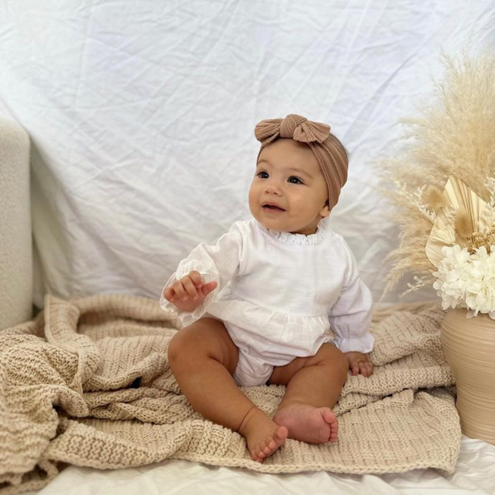 Baby Girl Clothing. Baby Girl Romper. Boho Baby Girl Romper. Ruffle baby girl romper