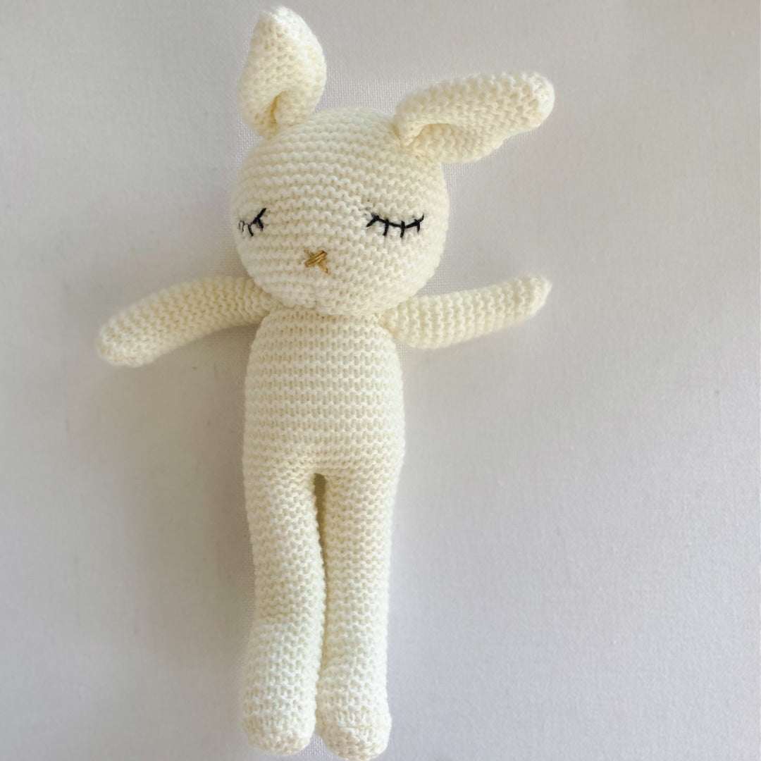 Crochet Bunny Hello World Baby Gift Set