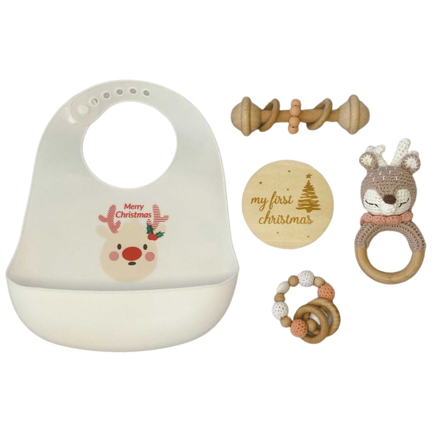 My First Christmas Baby Gift Set | Pink Deer