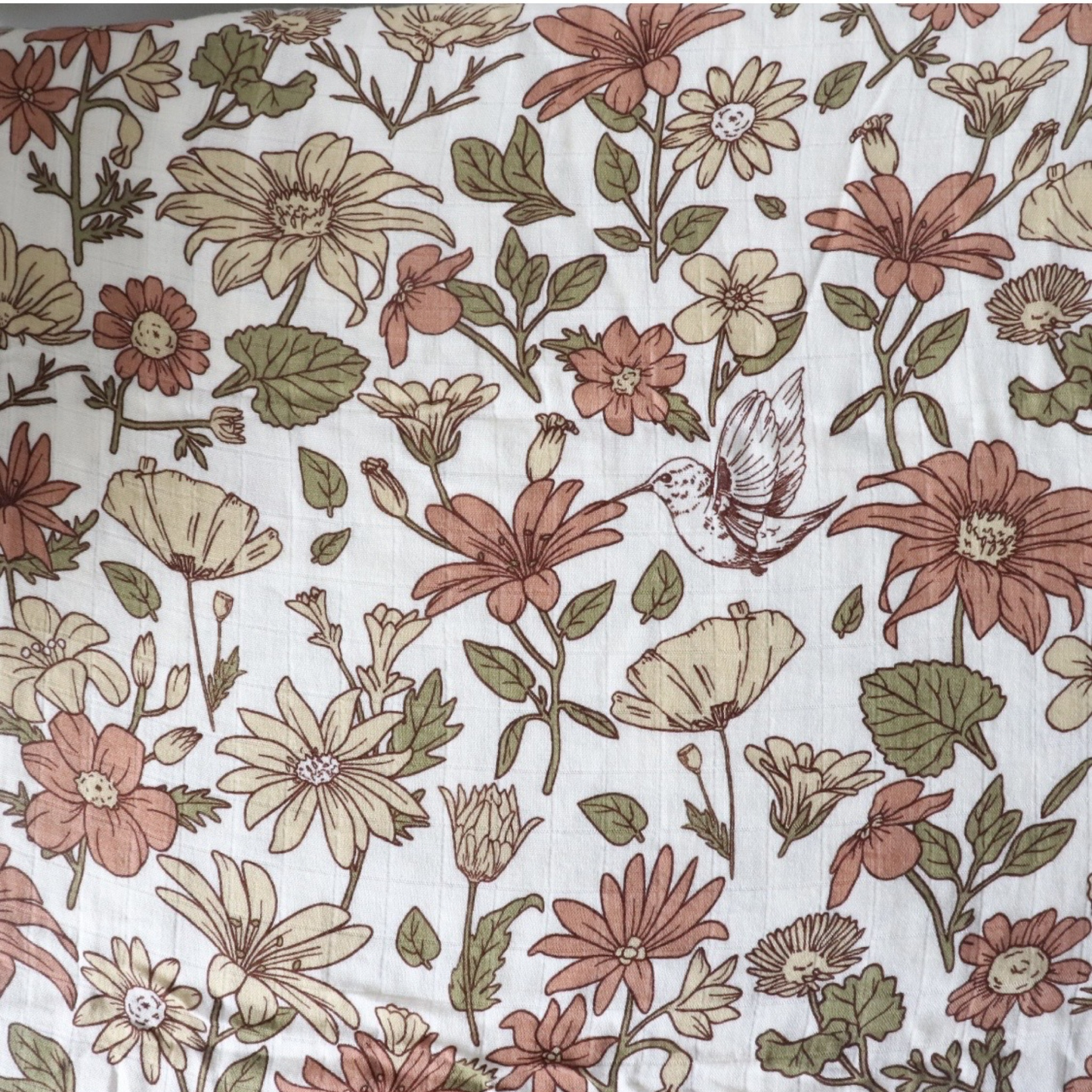 Vintage Bird Baby Swaddle Wrap