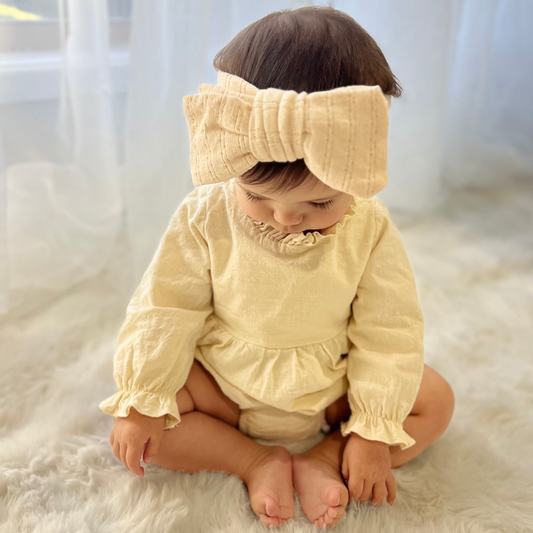 Boho baby girl romper. Baby girl clothing 