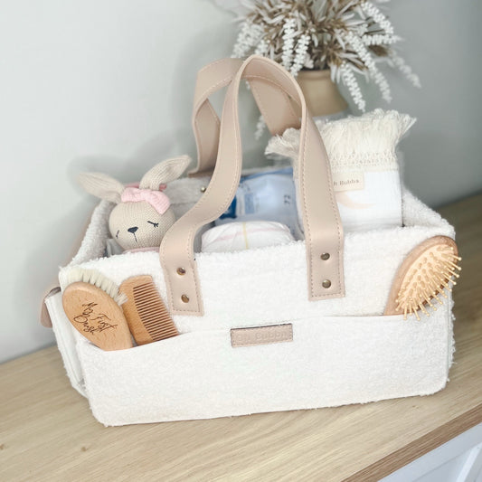 Newborn baby essential. Nappy caddy 
