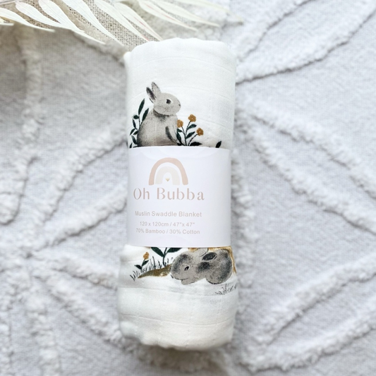 Newborn muslin wrap. Bunny Swaddle. Baby Bunny Swaddle. Easter Baby Swaddle. Muslin Wrap. Baby Blanket. Newborn Swaddle. Bamboo Swaddle