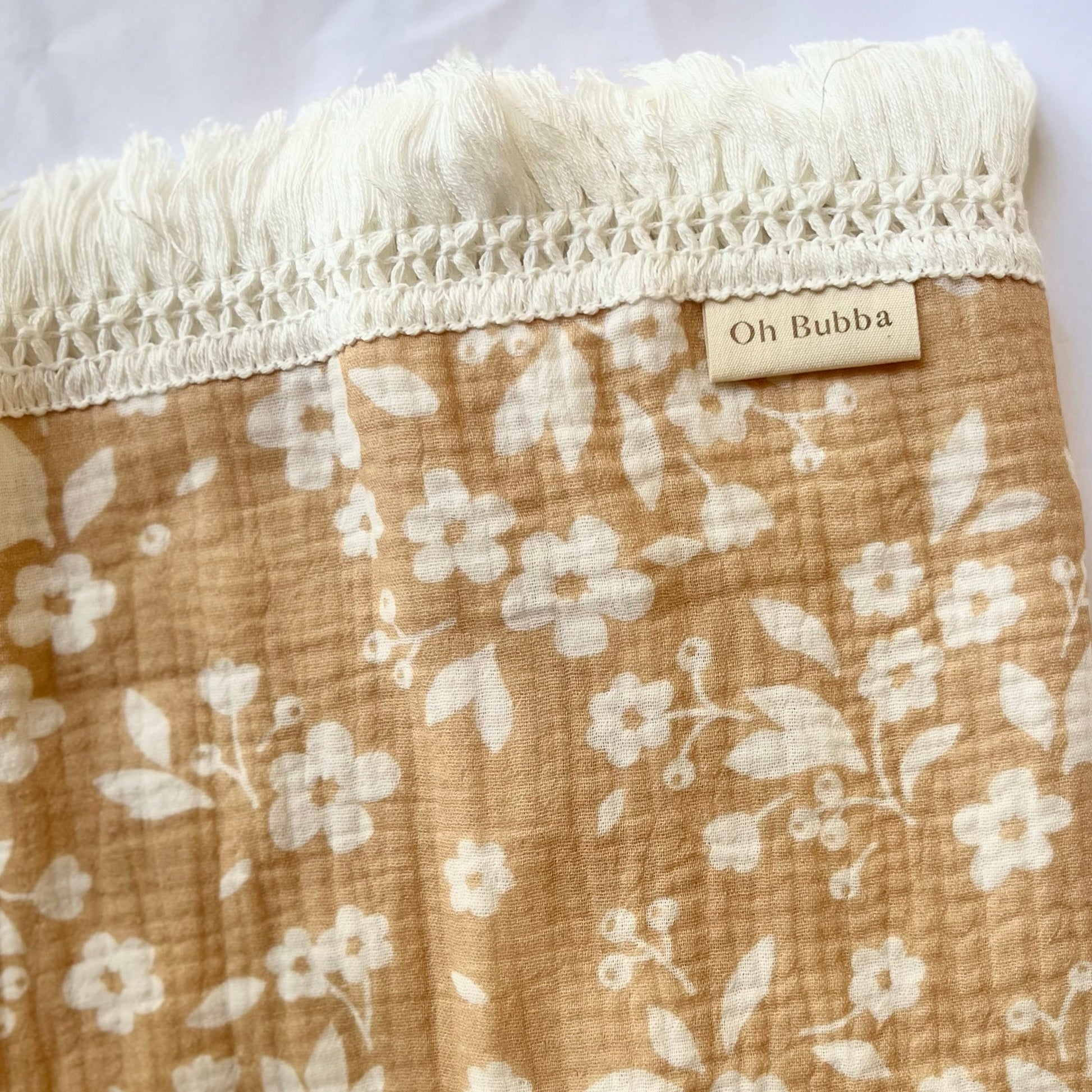 Posies fringe swaddle 