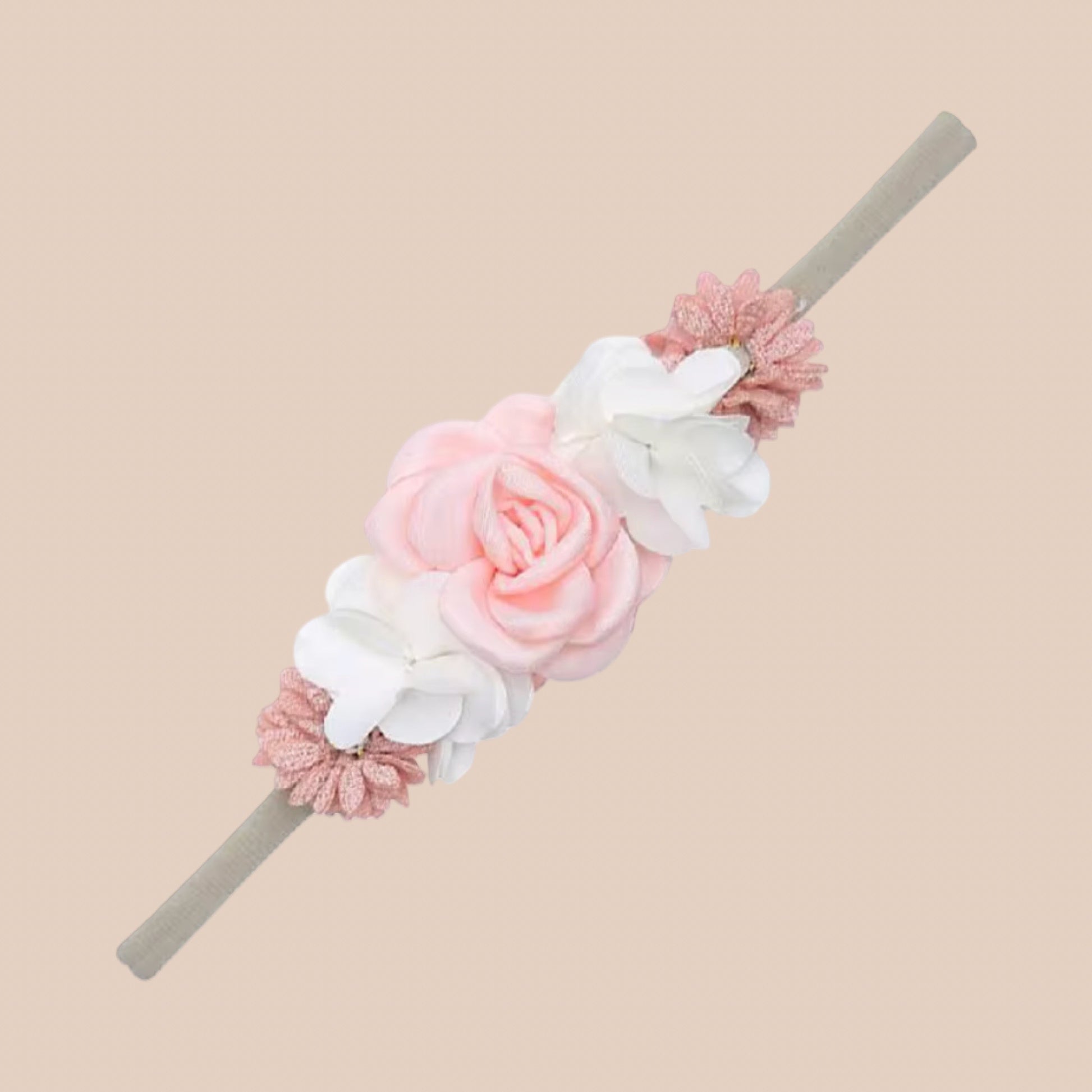 newborn photography petite floral bow