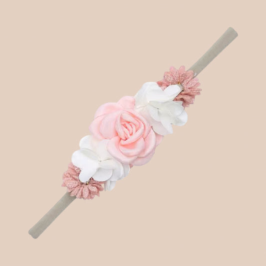 newborn photography petite floral bow