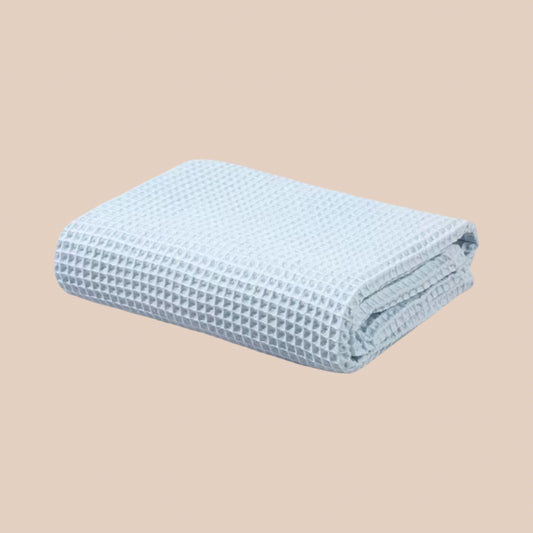 Blue Soft Waffle Baby Blanket (Sample) sale