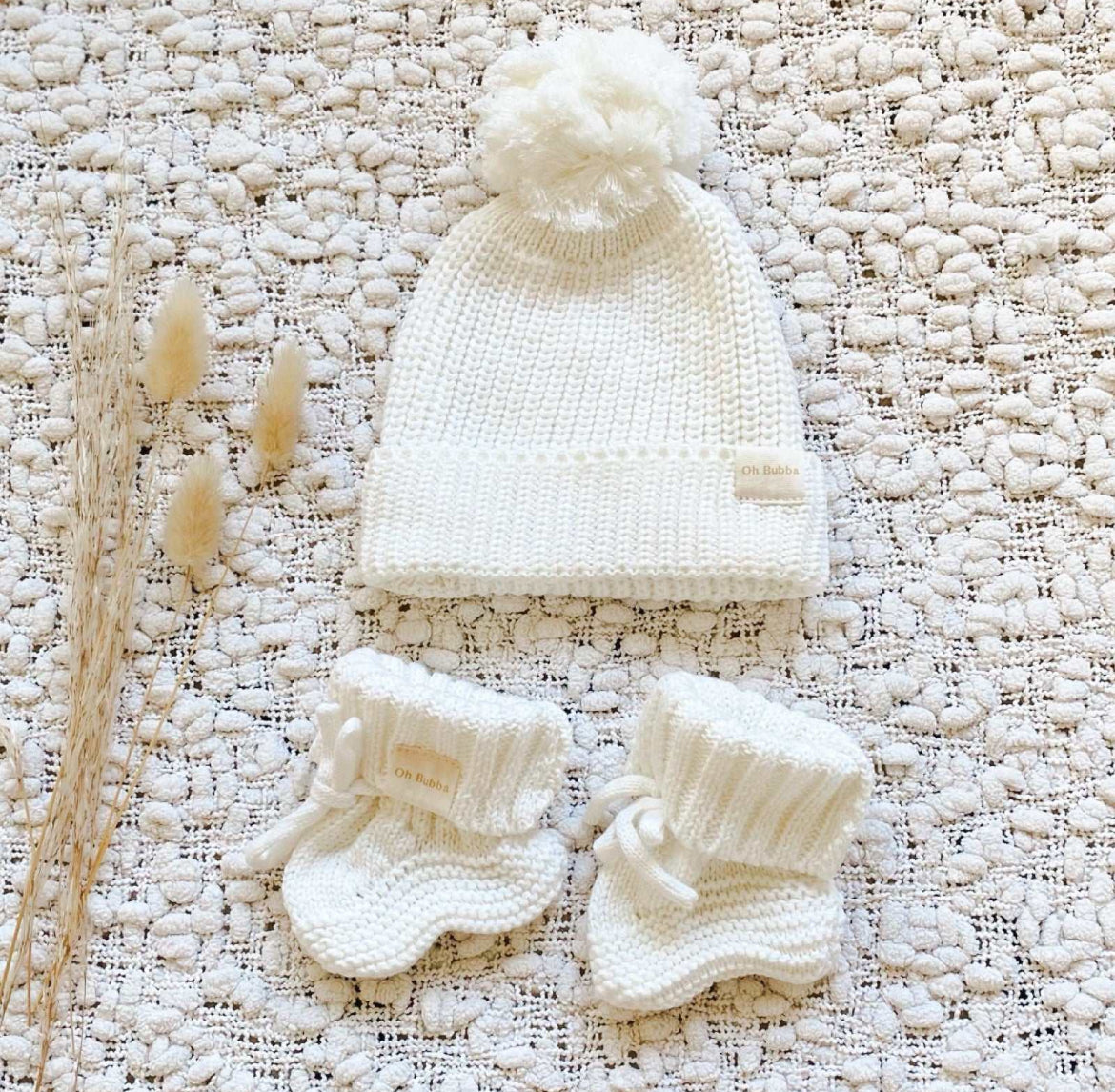 Hello World Keepsake Bundle - Romper, Beanie and Booties