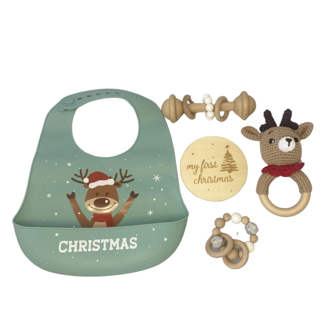 My First Christmas Baby Gift Set - Red Deer